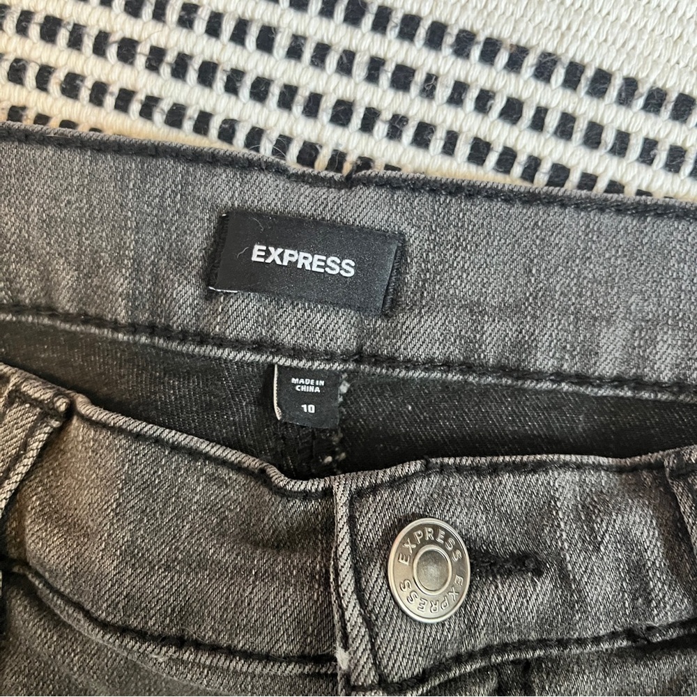 Express Women's Gray bootcut Jeans size 10 - Picture 12 of 13